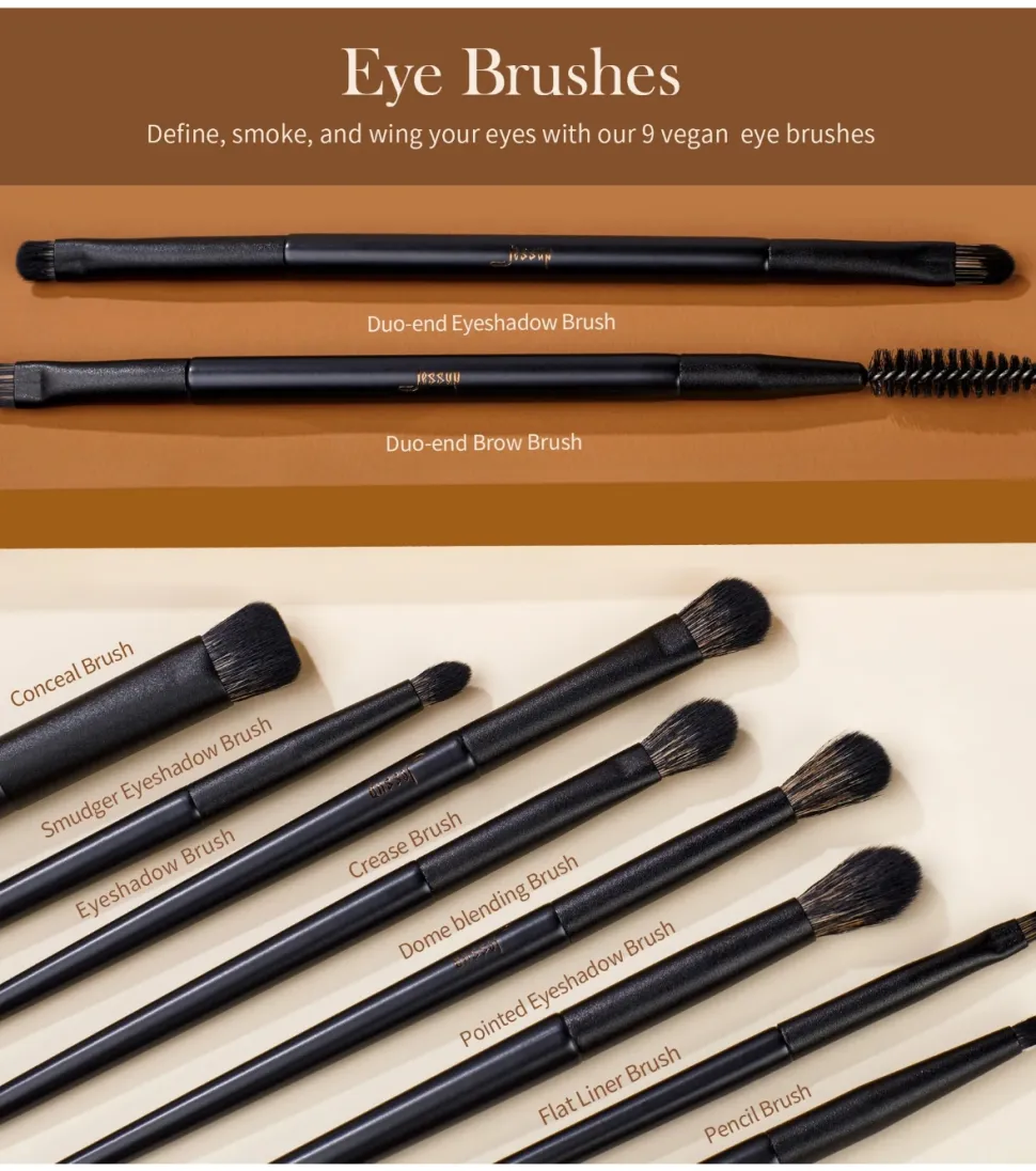 *Collection III* - Set de brochas con caja - Elegant Black