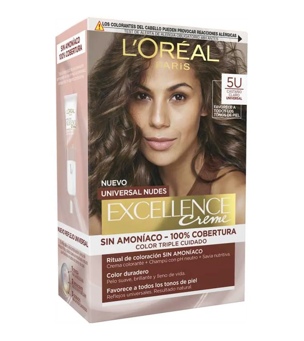 Coloración Excellence Creme Universal Nudes - 5U: Castaño Claro