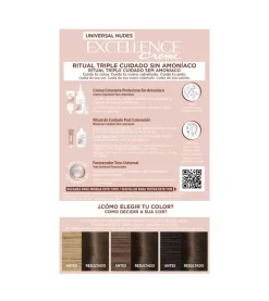 Coloración Excellence Creme Universal Nudes - 5U: Castaño Claro