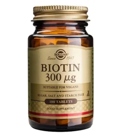 Complemento alimenticio - Biotina 300 mcg
