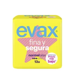 Compresas normal alas Fina y Segura - 12 unidades