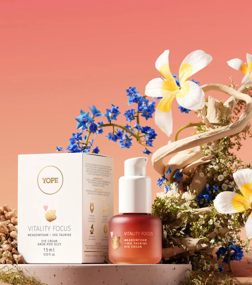 Contorno de ojos Vitality Focus - Aceite de espuma de prado + Taurina vegana
