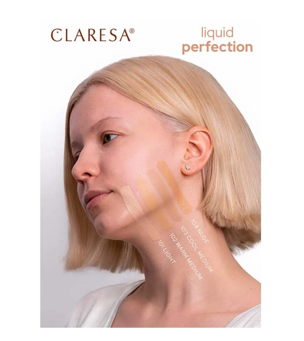 Corrector y base de maquillaje 2 en 1 Liquid Perfection - 104: Nude