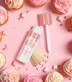 *Cozy Feeling* - Base de maquillaje y corrector 2 in 1 Whipped Cream - 01: Porcelain