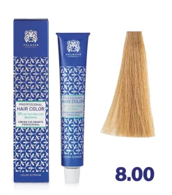 Crema colorante profesional para el cabello - 8.00: Rubio Claro