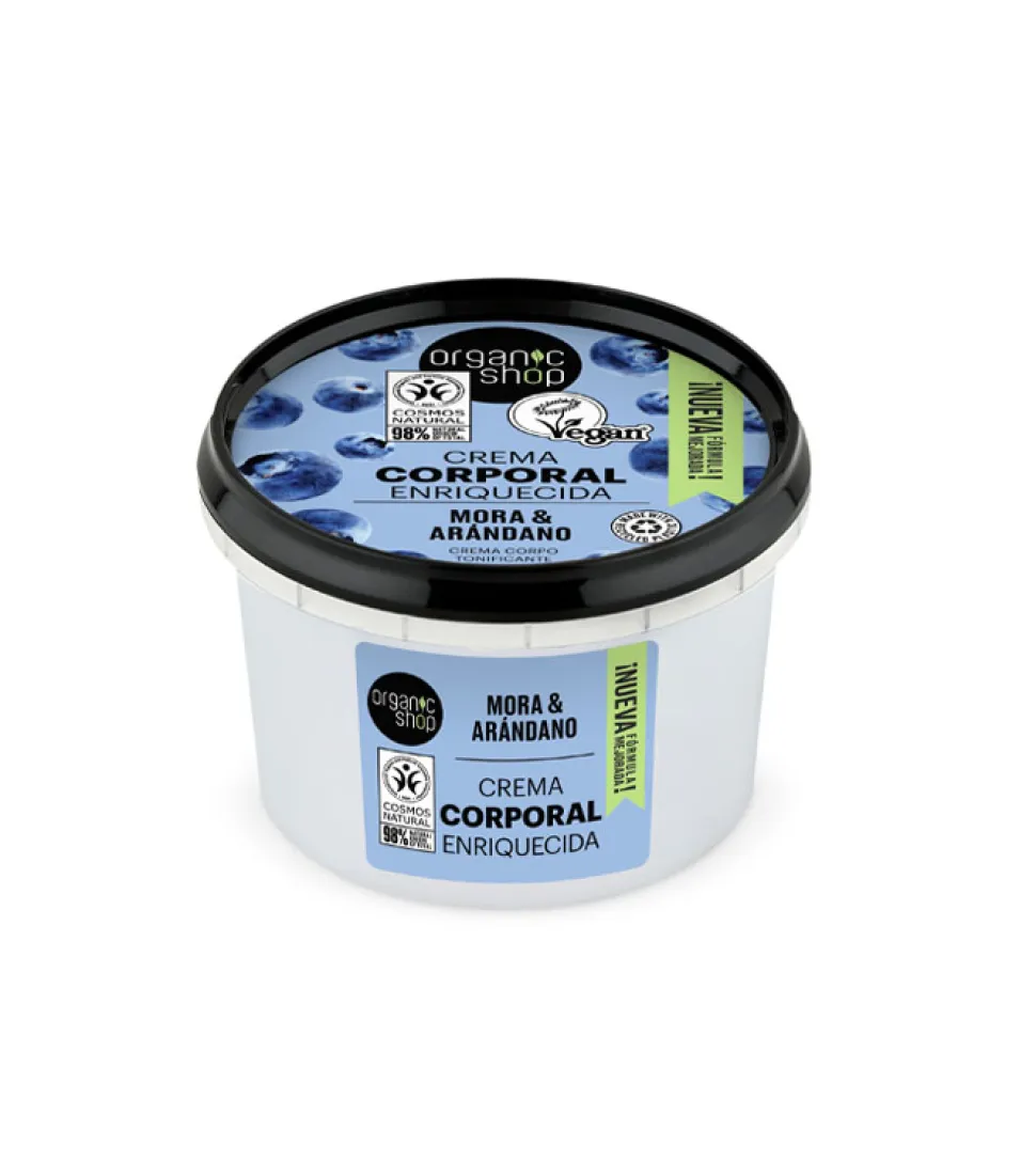 Crema corporal enriquecida - Mora y Arándano