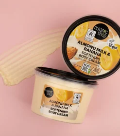Crema corporal - Leche de almendras y banana