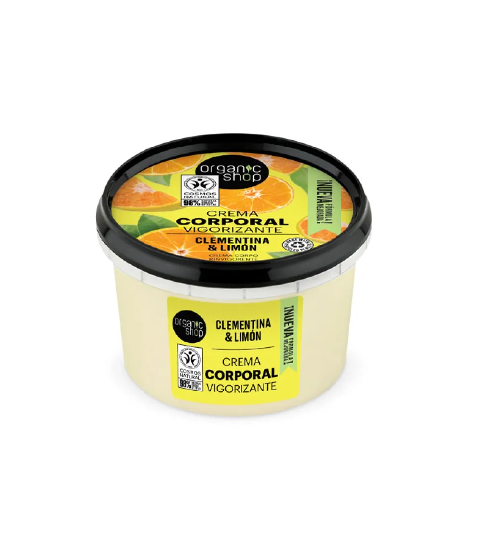 Crema corporal vigorizante - Clementina y Limón