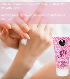 Crema de manos con aceite de argán y keratina vegetal