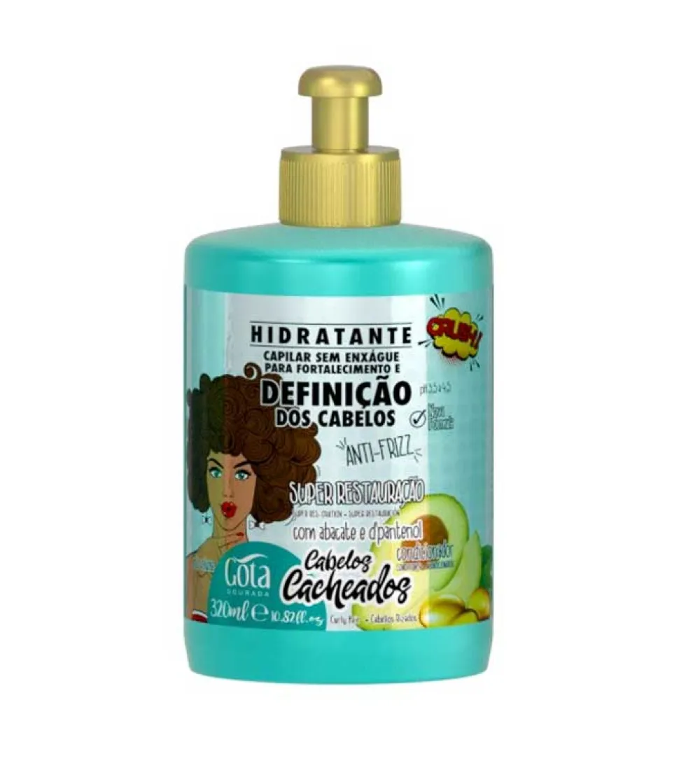 Crema de peinado fortalecedora para cabello rizado
