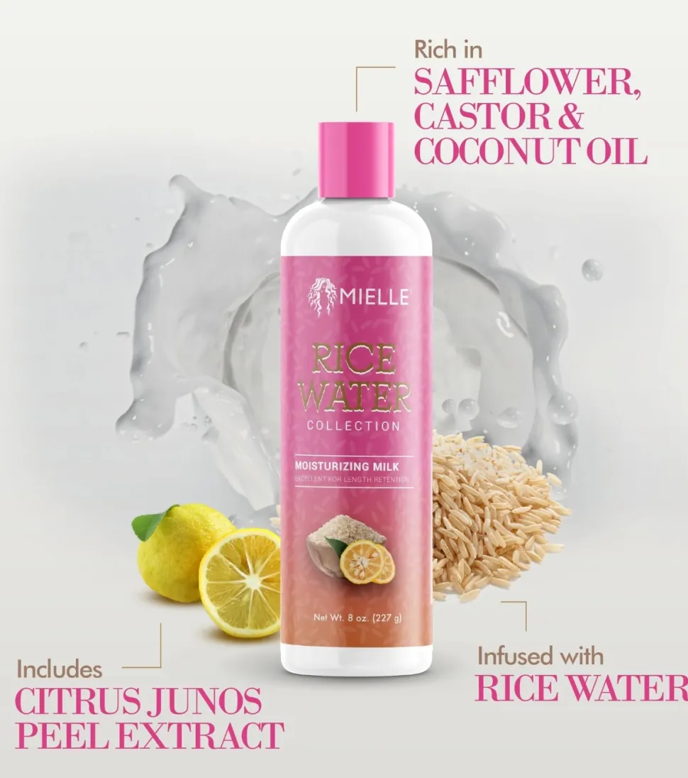 Crema de peinado hidratante Rice Water Milk