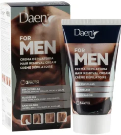 Crema depilatoria para hombre