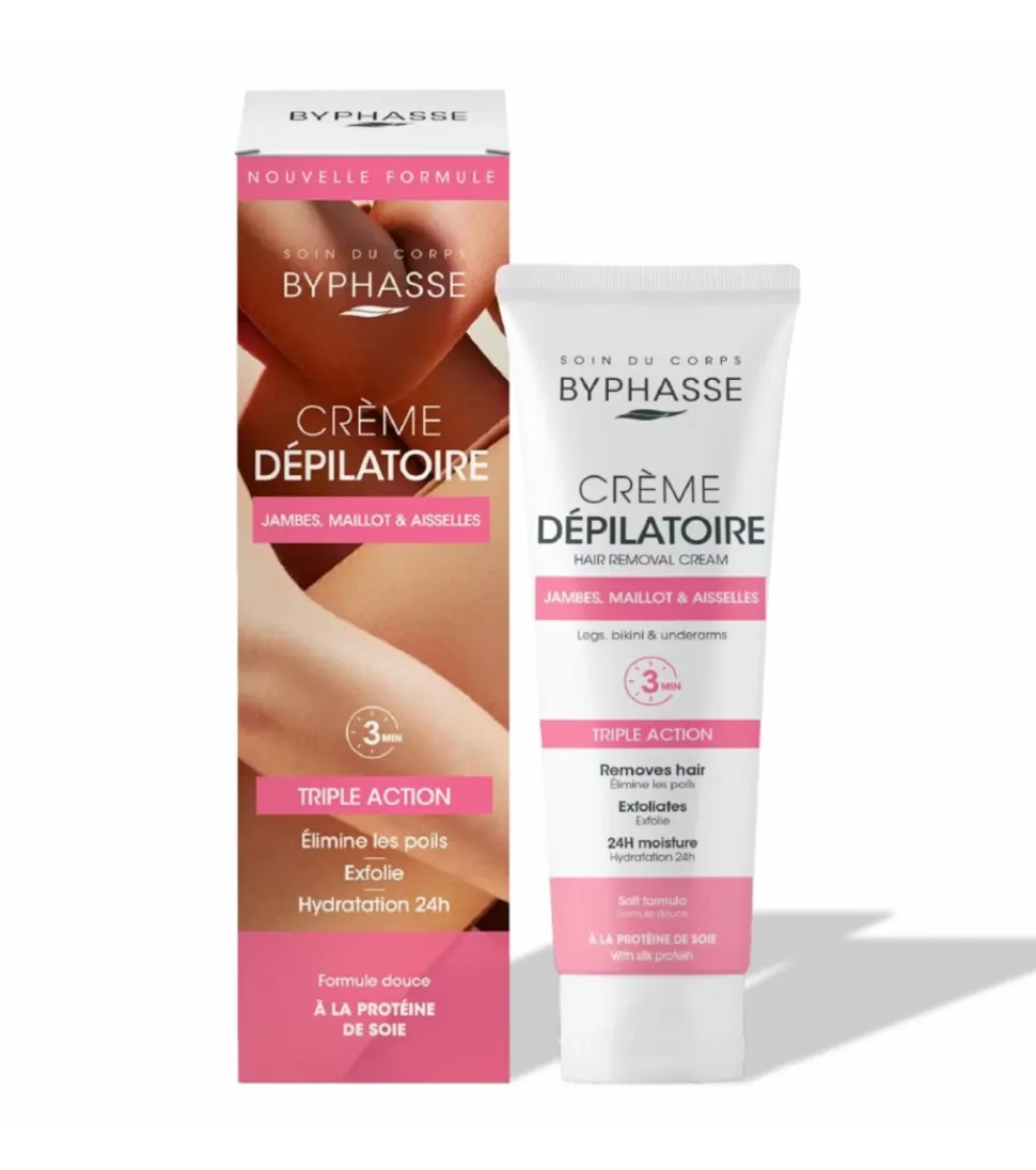 Crema depilatoria - Proteína de seda