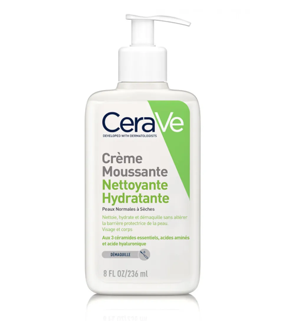 Crema espumosa limpiadora hidratante facial - 236ml