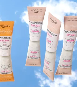 Crema facial antiedad con color SPF 50+ - Light