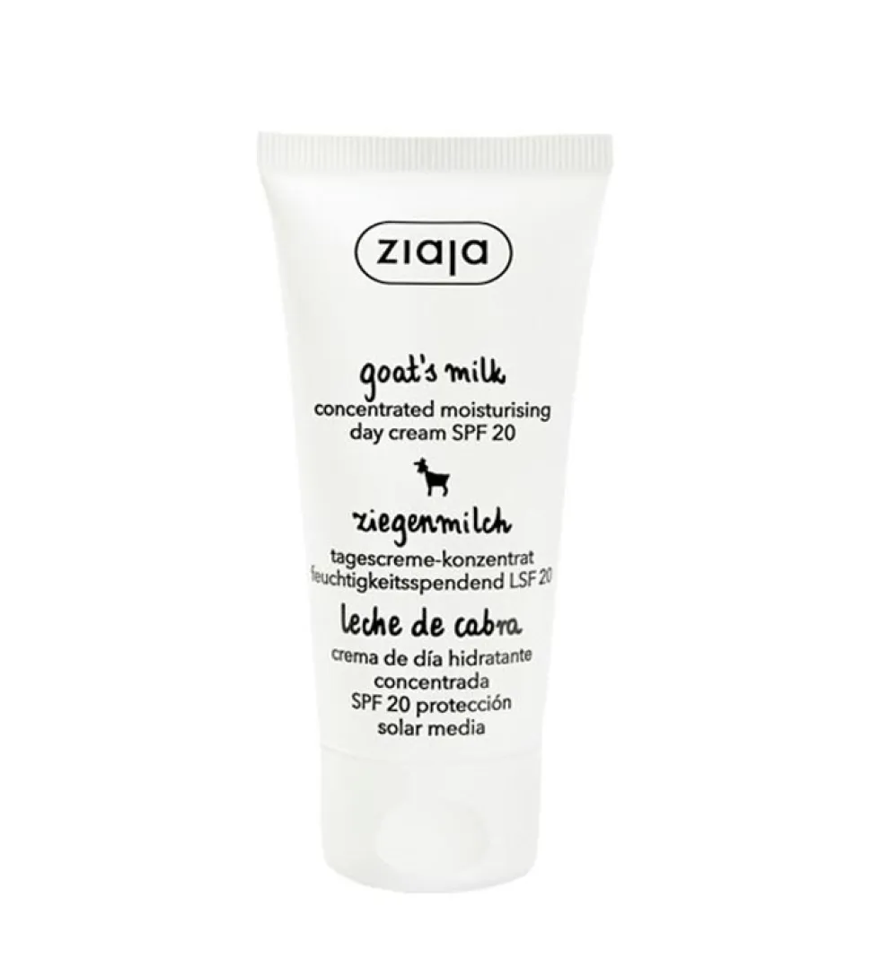 Crema facial de día hidratante con leche de cabra SPF20 50ml
