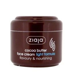 Crema facial de fórmula ligera con manteca de cacao 100ml