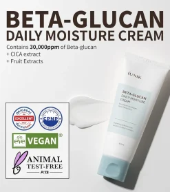 Crema facial hidratante Beta-Glucan