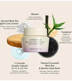 Crema facial hidratante Black Rice 5 Ceramide Barrier