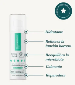Crema facial hidratante de repollo - Pieles atópicas