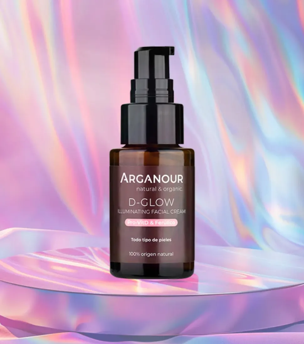Crema facial iluminadora D-Glow