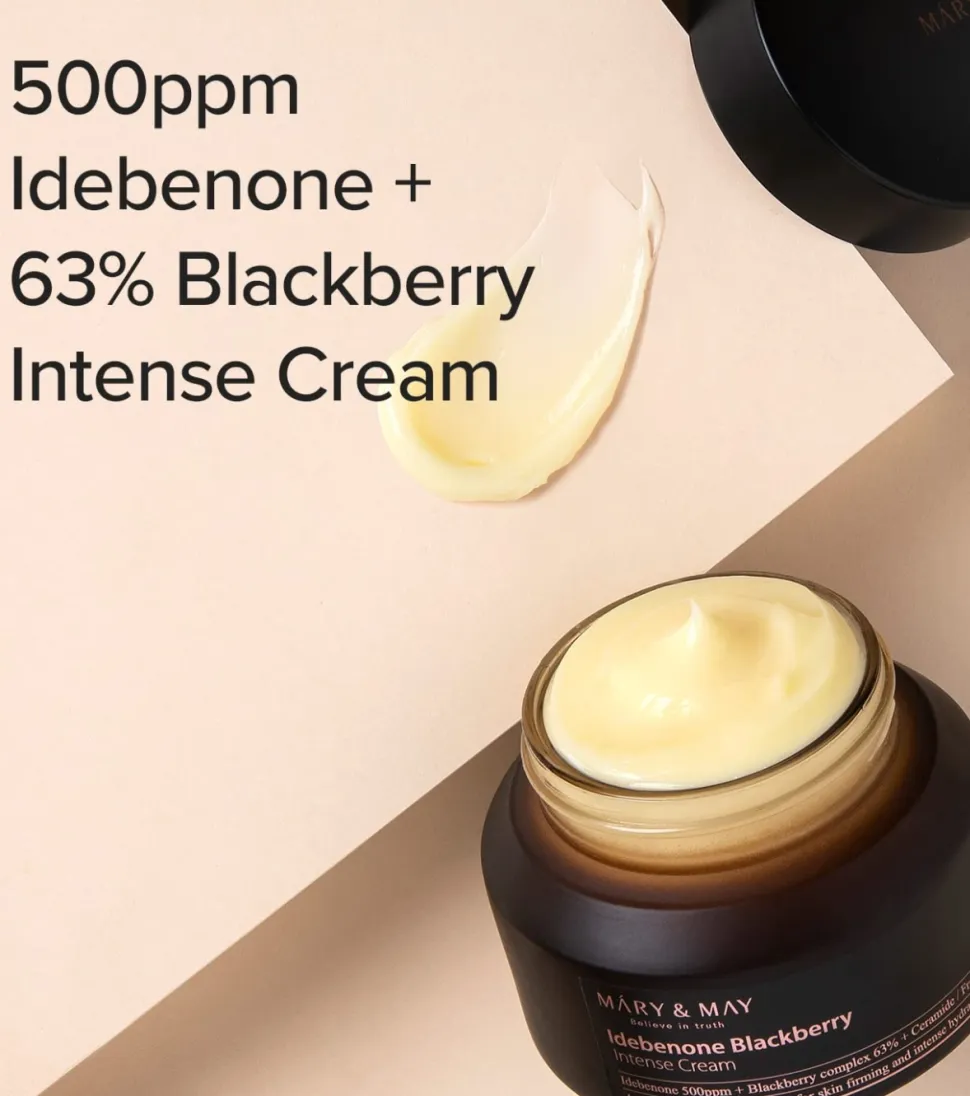 Crema facial intensiva Idebenone + Blackberry complex intensive total care