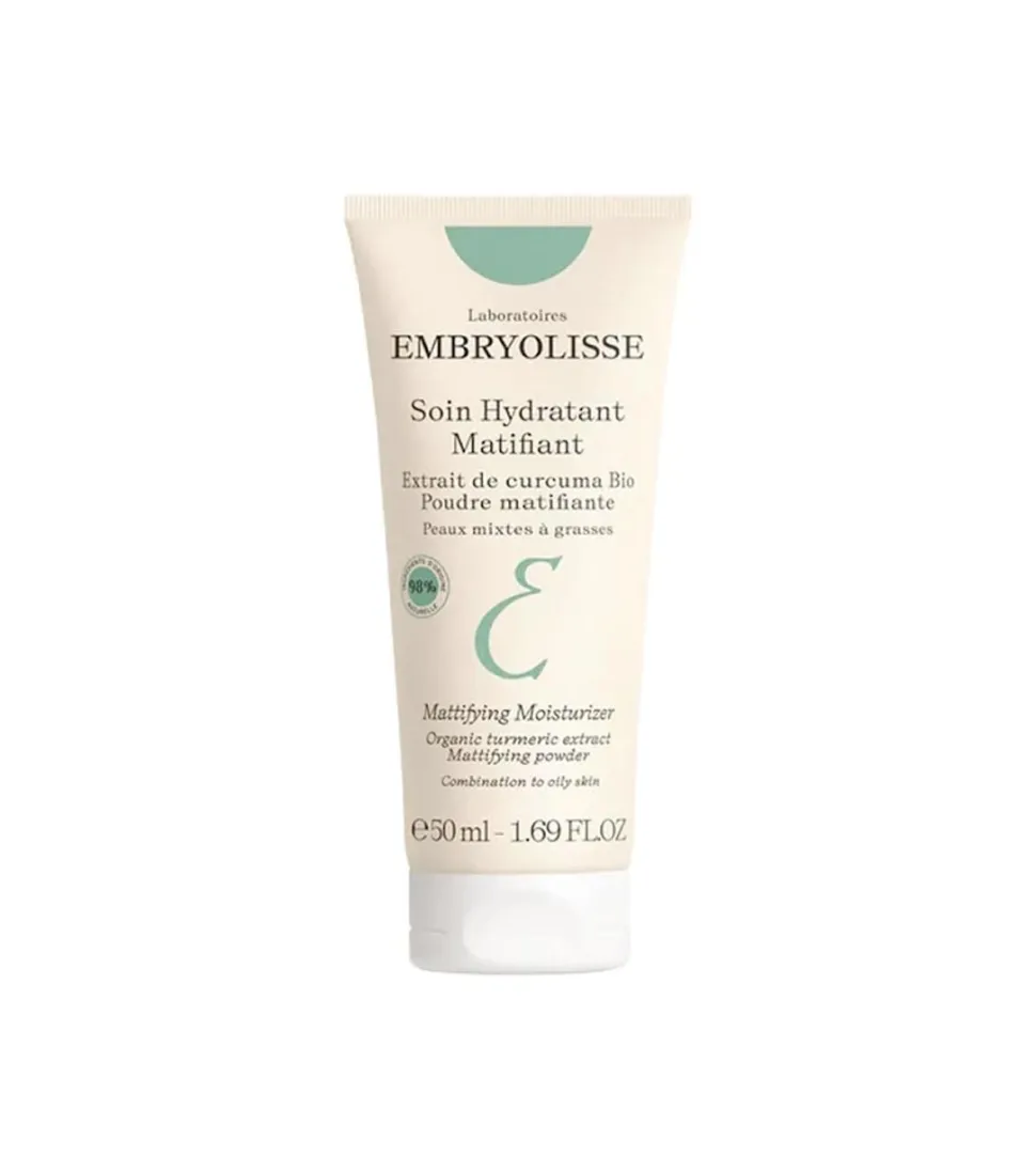 Crema facial matificante para pieles mixtas a grasas con extracto de Cúrcuma