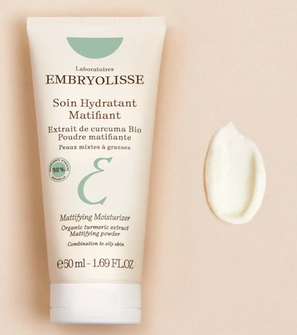 Crema facial matificante para pieles mixtas a grasas con extracto de Cúrcuma