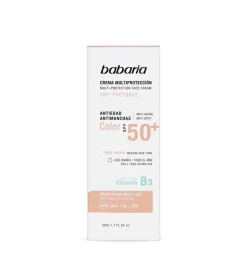 Crema facial multiprotección con color SPF50+ 360º Photoage - Medio
