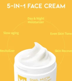 Crema facial reafirmante Snail Mucin Lifting