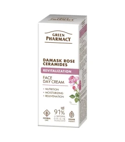 Crema facial revitalizante de día - Rosa damascena + Ceramidas