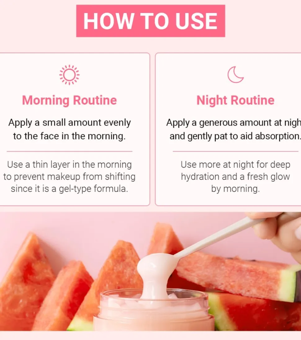 Crema gel hidratante Watermelon Moisture Soothing