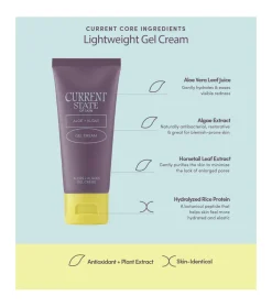 Crema gel ligera hidratante de aloe y algas