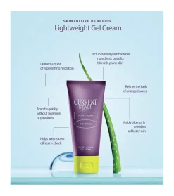 Crema gel ligera hidratante de aloe y algas