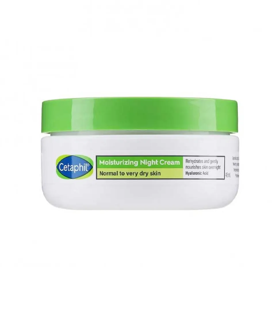 Crema hidratante facial de noche - Pieles normales a muy secas