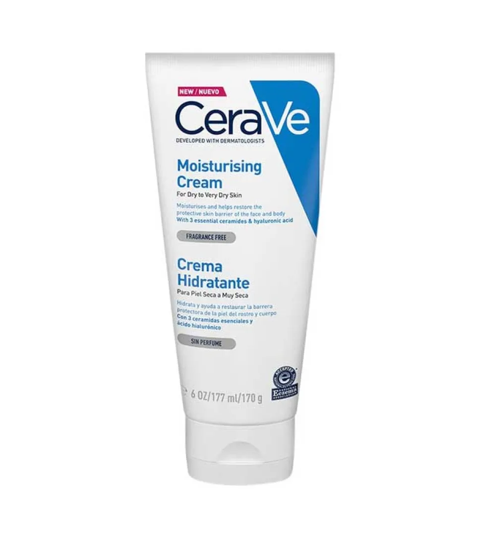 Crema hidratante para piel seca o muy seca - 170g