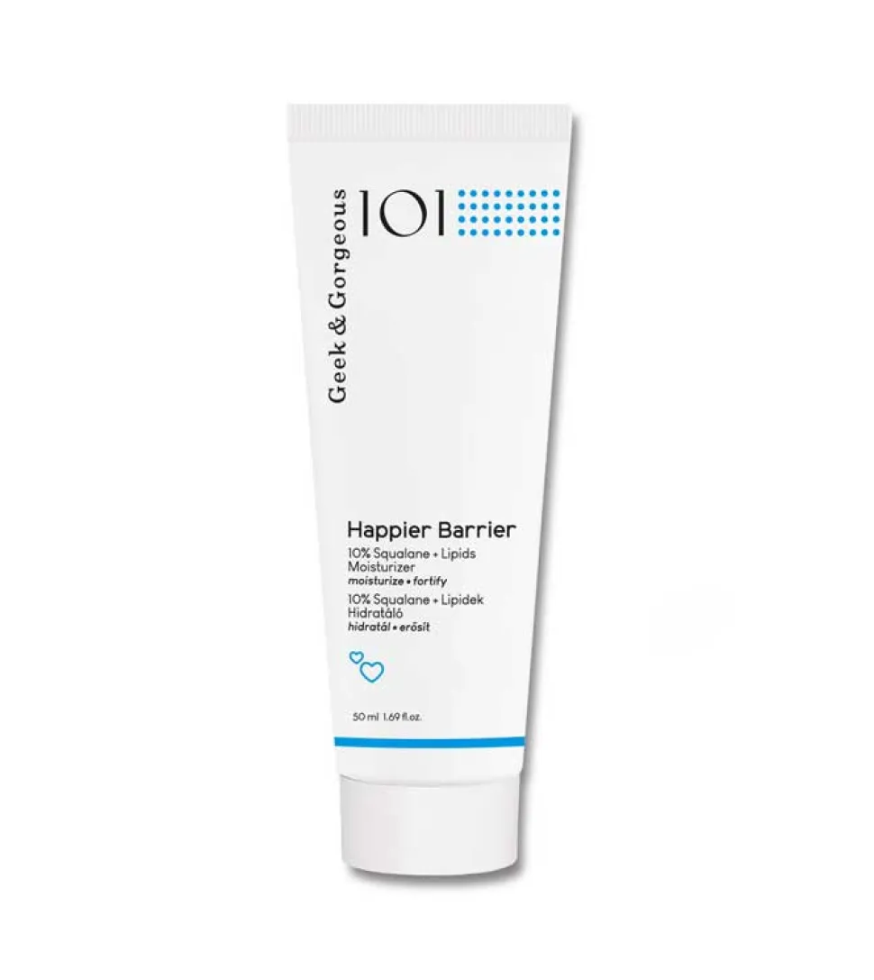 Crema nutritiva e hidratante 10% escualeno + lípidos Happier Barrier - Piel normal, mixta y grasa