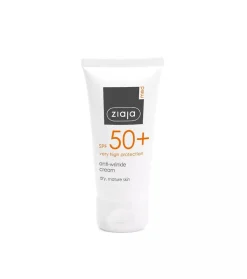 Crema protector solar antiarrugas SPF50+ - Pieles secas y maduras