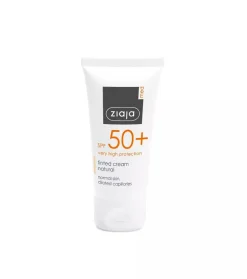 Crema protector solar con color SPF50+ - Pieles normales