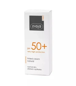 Crema protector solar con color SPF50+ - Pieles normales