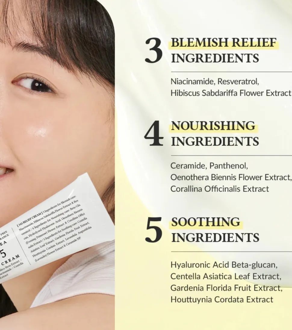 Crema reparadora intensiva Relief Cream 345