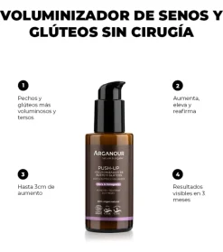 Crema voluminizador de busto y glúteos Push Up