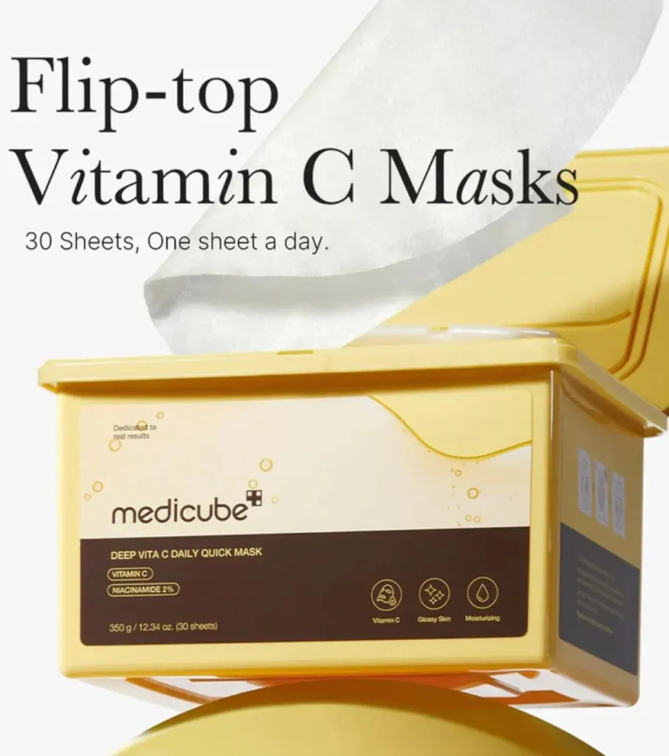 *Deep Vita C* - Mascarilla de celulosa con vitamina C Daily Quick - 30ud