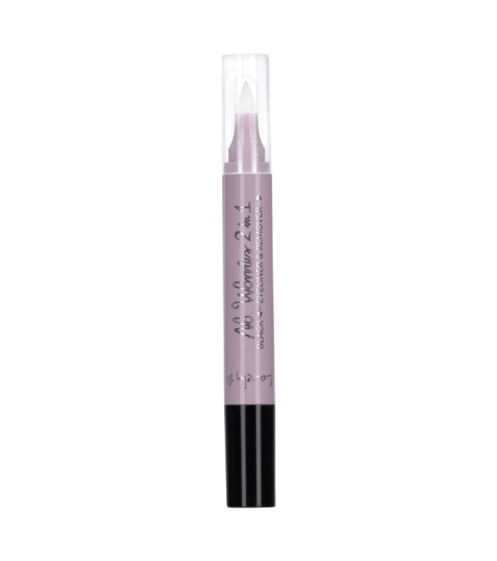 Delineador de ojos 2 en 1 No Worries - Black