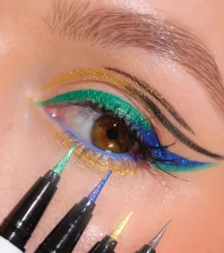 Delineador de ojos líquido metálico Euphoria - Gold