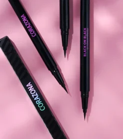 Delineador de ojos waterproof Black on Black