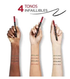 Delineador líquido Infallible Grip 36h Micro fine Brush - 02: Smokey Earth