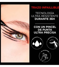 Delineador líquido Infallible Grip 36h Micro fine Brush - 02: Smokey Earth