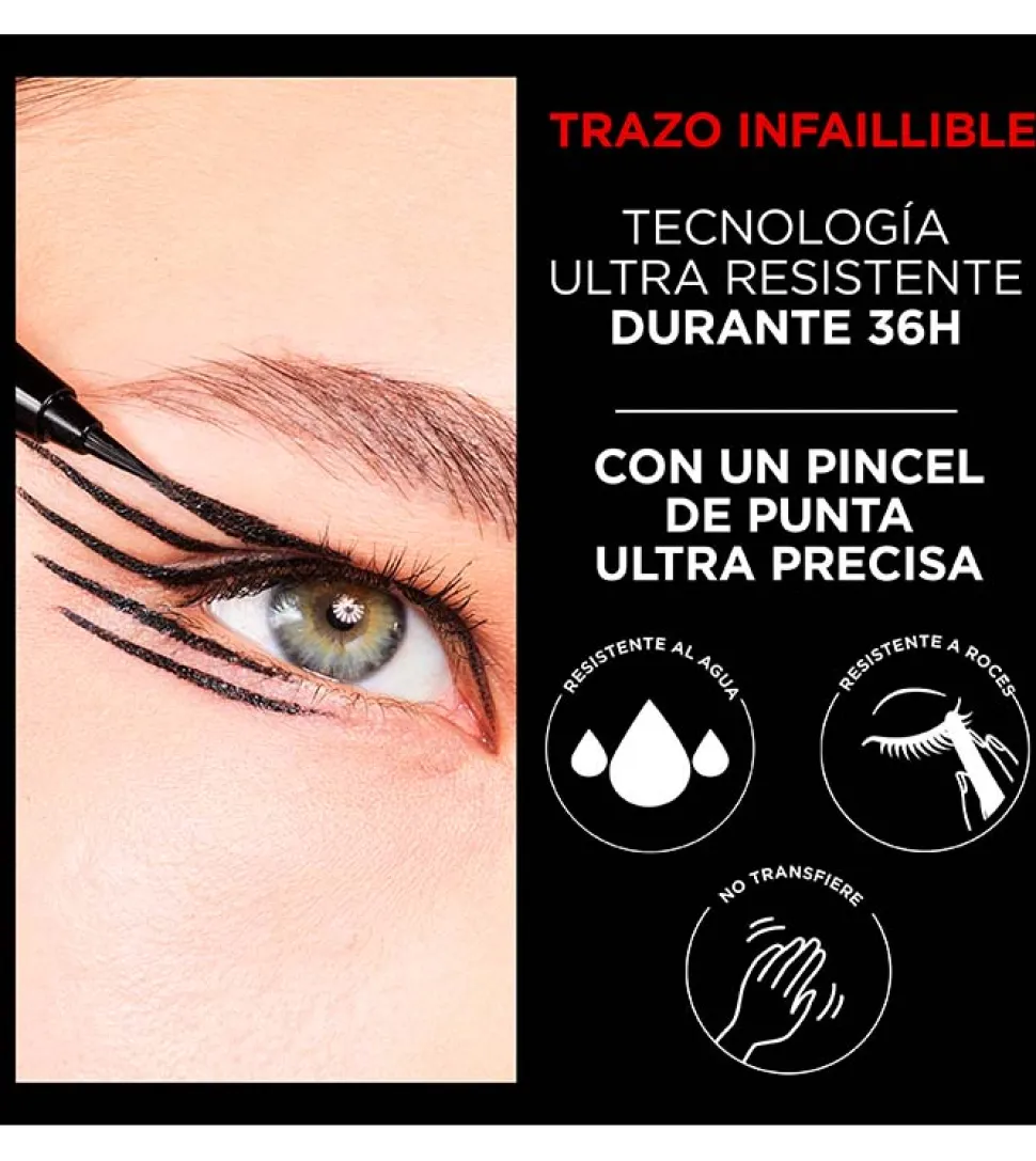 Delineador líquido Infallible Grip 36h Micro fine Brush - 03: Ancient Rose