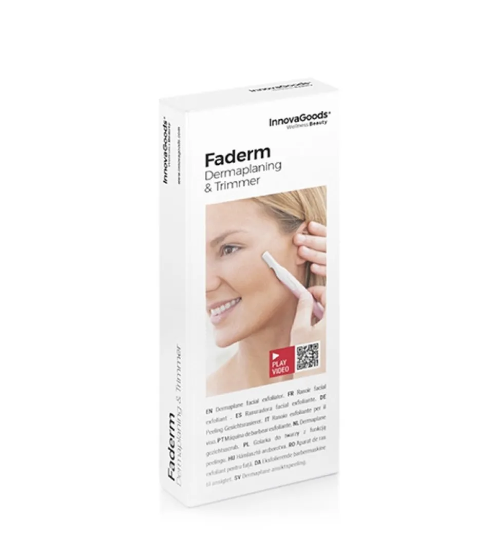 Depiladora facial exfoliante 2 en 1 Faderm